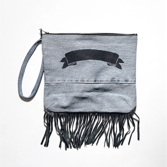 One Teaspoon Fringe Clutch - Picture 1 of 7